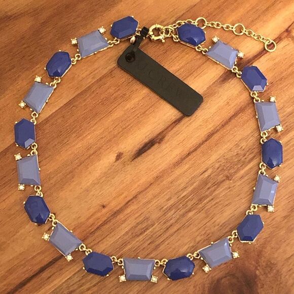 J.Crew | Two-Tone Resin Collar Necklace | 18” Adjustable - Picture 1 of 4